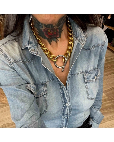 LATON BICOLOR COLLAR