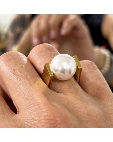 ACERO DORADO SORTIJA