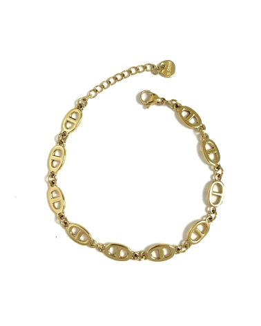 ACERO DORADO PULSERA
