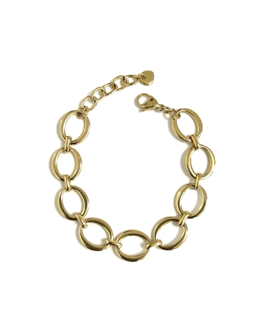 ACERO DORADO PULSERA