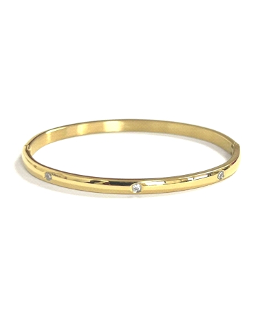 ACERO DORADO PULSERA