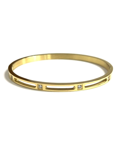 ACERO DORADO PULSERA
