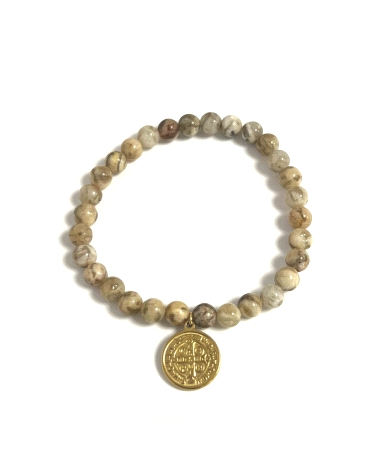 ACERO DORADO PULSERA