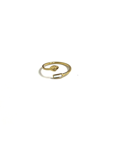 ACERO DORADO SORTIJA