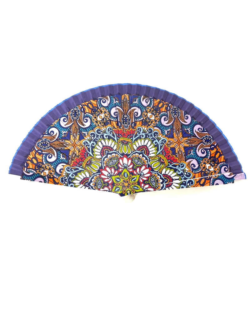 ABANICO MANDALA FLORAL
