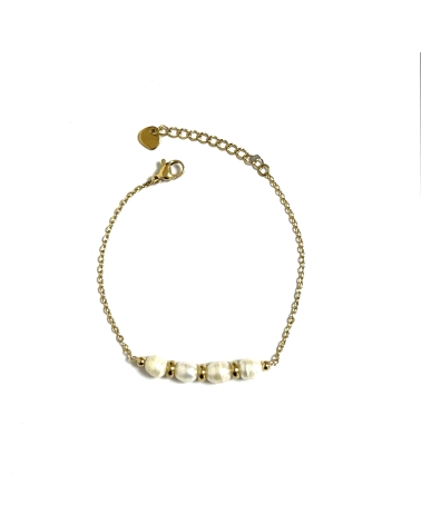 ACERO DORADO PULSERA