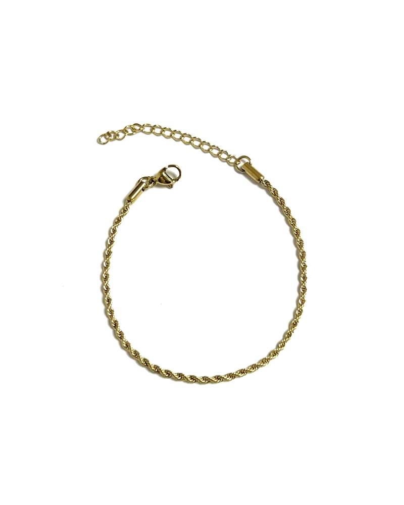 ACERO DORADO PULSERA