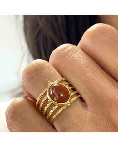 ACERO DORADO SORTIJA