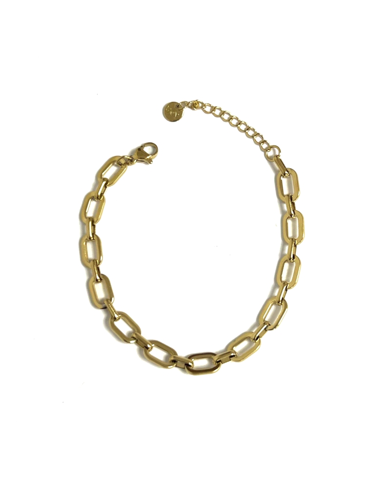 ACERO DORADO PULSERA