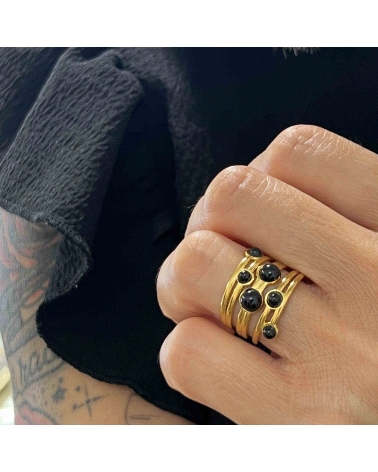 ACERO DORADO SORTIJA